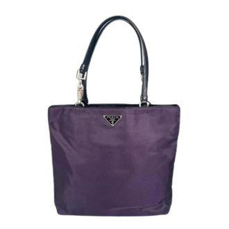 Prada Pre-owned Tote Bags, female, Purple, Size: ONE SIZE Pre-owned Vintage Tote Bag