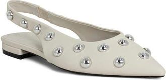 Shushop Arizona Slingback Flat in Bone at Nordstrom, Size 6.5
