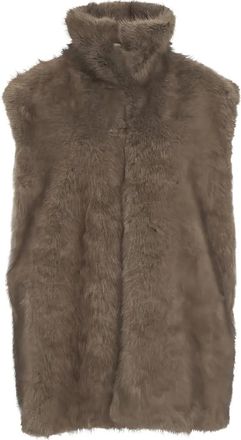 Liu Jo Gilet smanicato a collo alto - Marrone
