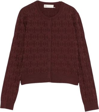 Tory Burch Dames, Truien, Bruin, Maat: XS Viscose