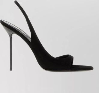 PARIS TEXAS suede leather slingback sandals