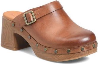 Kork-ease Tess Studded Clog in Tan Leather at Nordstrom, Size 10
