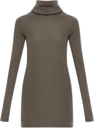 Rick Owens Wool Turtleneck - Dames - Coltruien - Grijs - S - Wol - Truien & Vesten