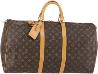 Louis Vuitton Pre-owned Weekendtas - Dames - Vintage Weekendtas - Bruin - ONE Size - Vintage