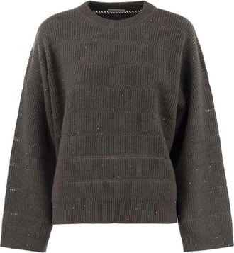 Brunello Cucinelli Mujer, Jerseys, Gris, Talla: M