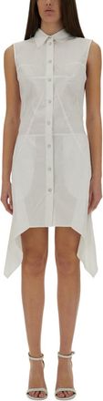 Helmut Lang Bustier Shirt Dress-Donna