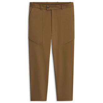 BOSS Porsche x regular-fit pants in stretch fabric