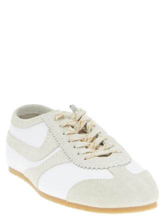 Dries Van Noten Leather Low-Top Sneaker - Beige