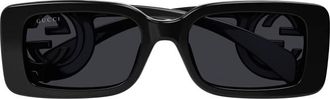 Gucci Zonnebril - Dames - Zonnebrillen - Zwart - 54 MM - Accessoires