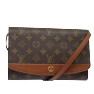 Louis Vuitton Pre-owned Cross Body Bags, female, Brown, Size: ONE SIZE Pre-owned Vintage Canvas Cross Body Bag