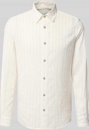 s.Oliver Red Label Regular Fit Freizeithemd aus Leinen-Baumwoll-Mix in Weiss, Größe XXXL