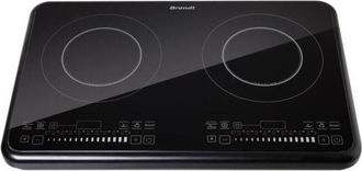 Brandt Ti2fsoft Table De Cuisson Posable 2 Foyers A Induction Noir