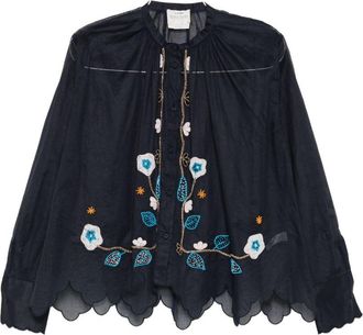 Forte_Forte Forte Forte Womens Embroide Cotton Shirt