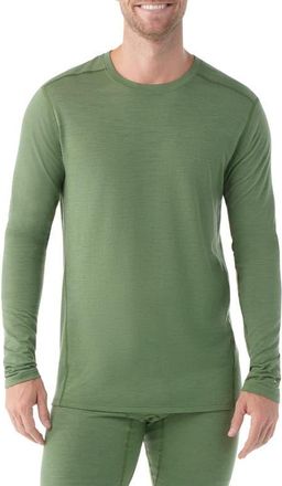 Smartwool Classic All Season Merino Base Layer Long Sleeve Crewneck Top in Fern Green at Nordstrom, Size X-Large