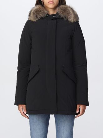 Woolrich Parka Luxury arctic raccoon Woolrich in nylon con inserto in pelliccia