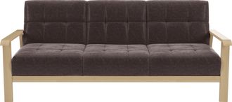 Sit&more 3-Sitzer »Billund« Armlehnen aus Buchenholz in natur, verschiedene Bezüge und Farben