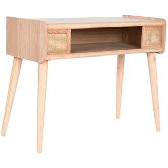 Esprit Consola - Home Esprit - Multicolor - Rat&aacute;n Y Madera De Paulownia - 80 X 35 X 63 Cm - Mueble De Entrada