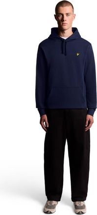Lyle & Scott Long Sleeve Pull Over Hoodie in Navy at Nordstrom, Size Xx-Large