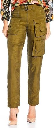 Johnny Was Womens Hailey Cargo Pant In Martini Olive