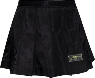 Ganni Mini-plooirok - Zwart