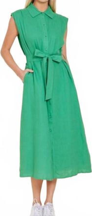 Dolce Cabo Courtney Midi Dress In Green