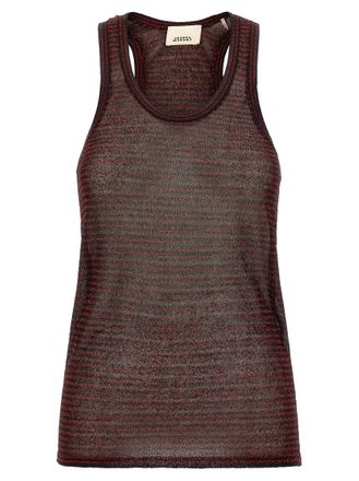 Isabel Marant Maroon Round Neck Top