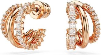 Swarovski Oorbellen - Dames - Accessoires - Roze - Maat: ONE Size
