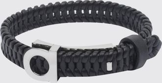 Ferragamo Bracciale regolabile in pelle di vitello con fibbia monogram Gancini