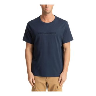 Michael Kors Heren, Tops, Blauw, Maat: XL Katoen