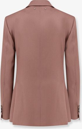 Golden Goose Womens Blazer Diva Light Dry Wool Pink Virgin Blazers Jacket