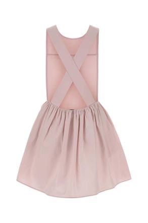 Miu Miu Sleeveless Cotton Poplin Dress - Pink