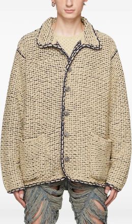 Isa Boulder Giacca con lavorazione basket - Toni neutri