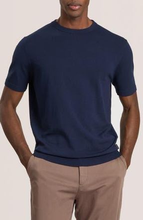 Ted Baker Modern Crewneck Sweater in Sea Navy at Nordstrom Rack, Size 6(Xxl)