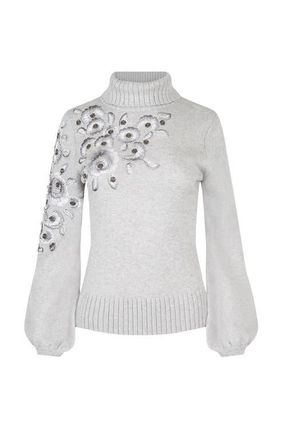 Anne Fontaine Aubade Sweater in Grey at Nordstrom, Size Medium Eu
