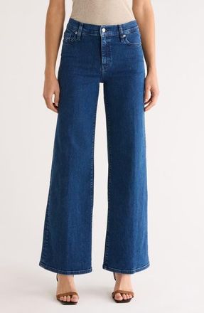 Frame Denim Le Slim Palazzo High Waist Wide Leg Jeans in Loner at Nordstrom, Size 28