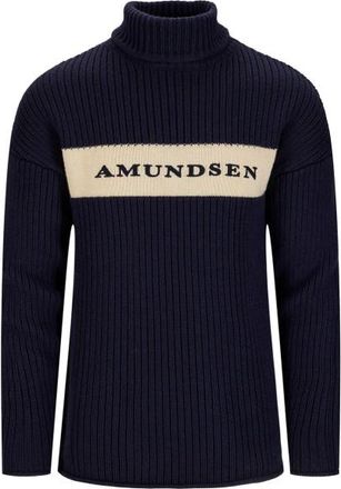 Amundsen Sports Heroes Ski Turtle Neck Wollpullover für Herren | blau