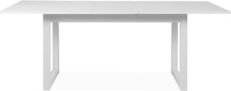 Concept Usine Mesa de comedor industrial extensible 10 personas blanca