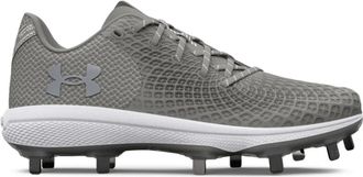 Under Armour Glyde 2 MT 3026601-102 Womens Gray Softball Cleats RHS8217