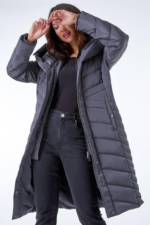 Roman Hooded Quilted Coat