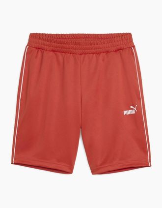 Puma Mens Sport Poly Jogger Shorts with Elasticated Waistband - Red - Size: 37/36/32/42/Regular