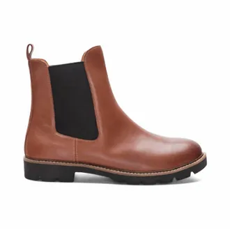 Aetrex Womens Hannah Arch Support Boot In Cognac