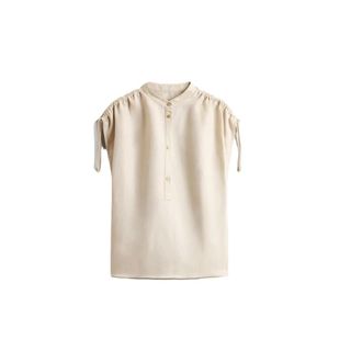 Woolrich Dames, Tops, Beige, Maat: S Linnen