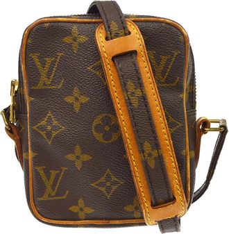 Louis Vuitton Danube Monogram Canvas Brown Canvas Handbag (Pre-Owned)