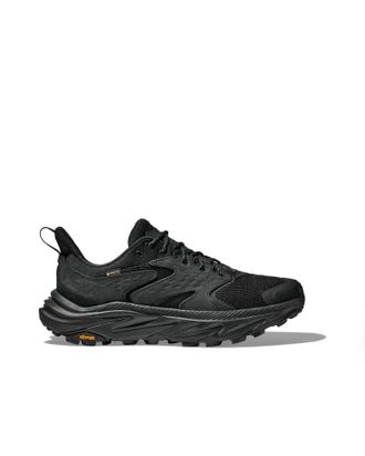 Hoka One One Mens Anacapa 2 Low Gtx Running Shoes In Black/black