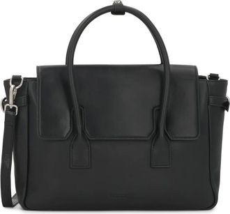 Kazar Tassen, Dames, Zwart, ONE Size, Leer, Top-handle Satchel