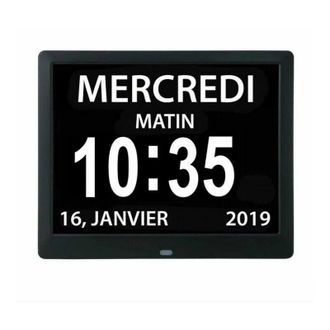OEM Reloj Digital De Calendario De 7 Pulgadas De Una Sola Pieza Con Fecha Y Hora, Reloj Para Padres Con Alzheimer, Recordatorio De Medicamentos Para Abuel