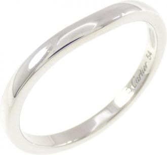 Cartier Platinum Platinum 950 Band Ring (Pre-Owned)