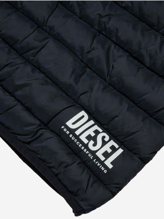Diesel Padded Hooded Vest - Black