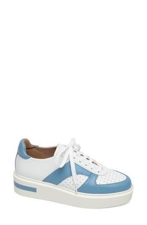 Linea Paolo Kayleen Sneaker in Egg/cr Blu at Nordstrom Rack, Size 8.5
