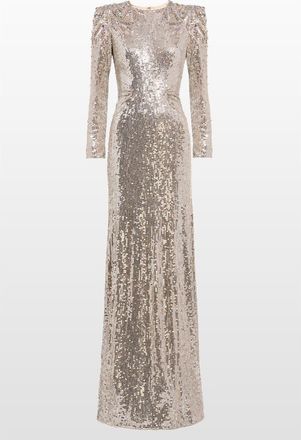 Jenny Packham Dulcet Sequin-Embellished Dress in Morganite at Nordstrom, Size 20 Uk